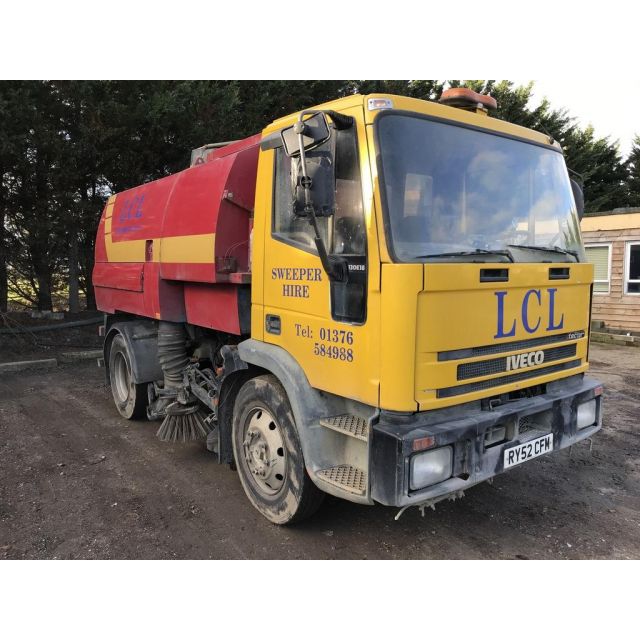 2002 [52] IVECO 130E18 Johnston 600 Series Used Road Sweeper